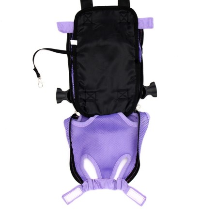 A backpack-carrier for cats and dogs "Kangaroo", m -32x20 cm (DS 29-34, og 25-43 cm) purple)-9
