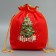 Gift bag "Christmas tree", 28 x28 cm +/- 1.5 cm, new year