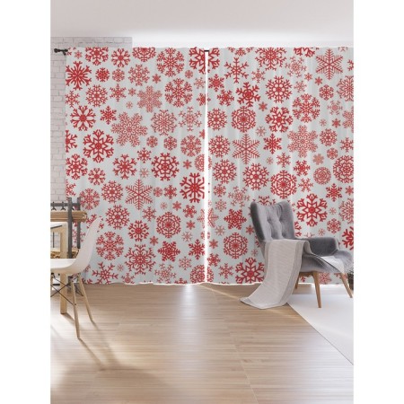 Photostes "Snowflakes in winter", oxford, size 170x265 cm, 2 pcs