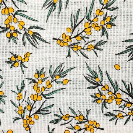 Pocket Textile Ethel "Fresh Sea Buckthorn", 41*20 cm-3