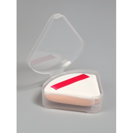 Sponge d/makeup Treuga C hold 7*7cm in the layer case Latex white package QF-5