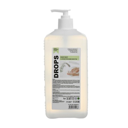 Liquid soap with an antiseptic effect of IPC Drops 1 L, dispenser