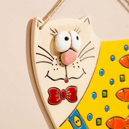 Souvenir "Kotik", Mayolika, 15 cm, mix-2
