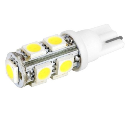 LED LED T10 (W5W), 12V 9 SMD diodes, without a base Skyway, ST10-9SMD-5050, S08201131