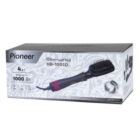 Pioneer HB-1001D fenger, 1000 watts, 2 temperature conditions, black pink-12