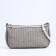 Lightning bag, long belt, silver color
