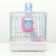 Cell for rodents with tunnel, 47 x 30 x 30, cm, white