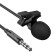 The loop microphone Hoco L14, connector 3.5 mm, 2 m, black