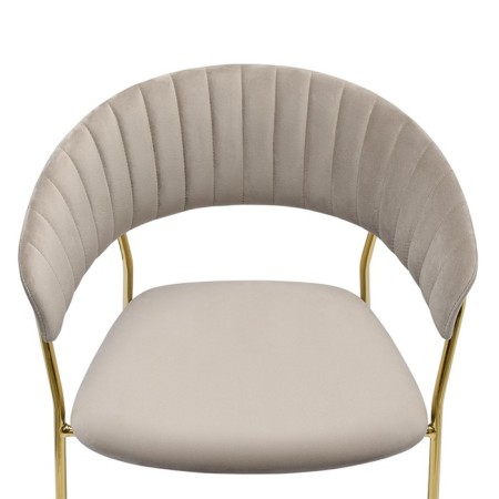 Stefany chair, 515 × 600 × 785 mm, velor, gray color-11