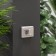 The socket w1172213 Double moisture protection, with grounding, with protective lids and curtains, mother -of -pearl