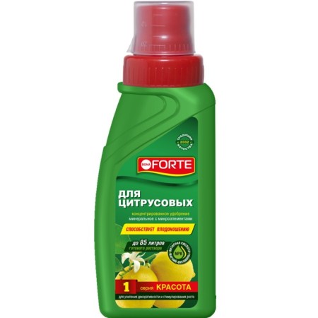 Fertilizer for citrus plants Bona Forte, bottle, 285 ml