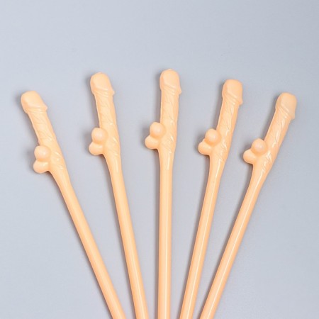 Cocktail tubes "18+", 5 pieces, bodily