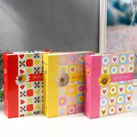 Photo album for 200 photos "Flower collection-8" 10x15 cm mix-4