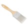 Flat brush MTX Euro 83087, artificial bristles, wooden handle, 2 "