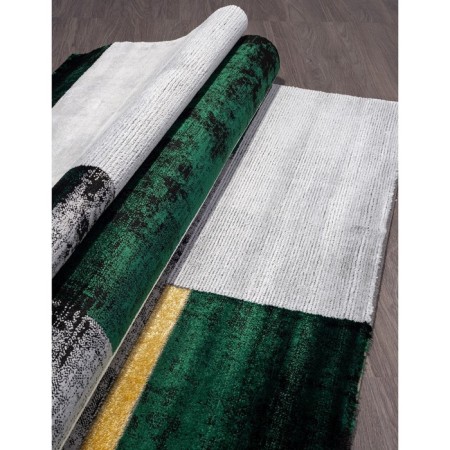 Rectangular carpet Karmen Hali Omega, size 200x290 cm, color Green/Green-1