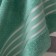 Terry "strips" green 30x70 cm, 100% cotton, 370g/m2