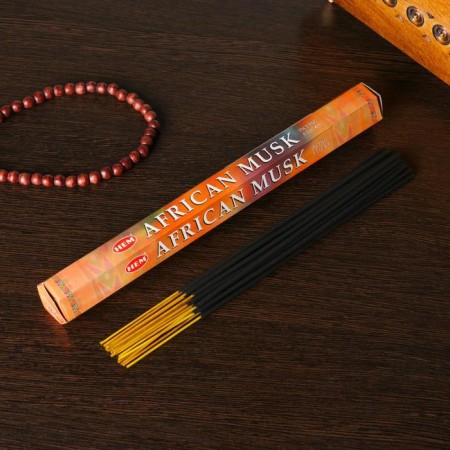 Incense Hem "African Musk. African musk", 20 wands in packaging, hexagon