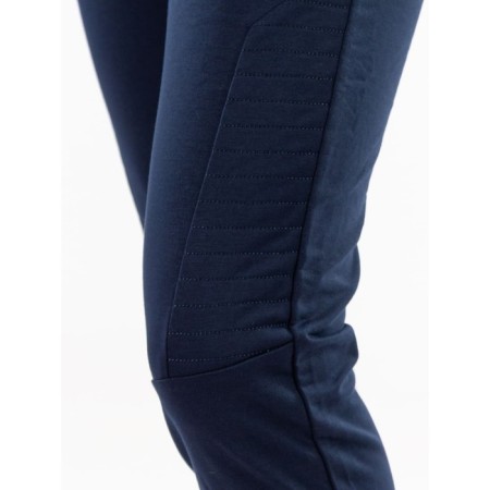 Sports pants for ISEE boys, height 140-146 cm, dark blue color-7
