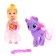 Baby doll "Anechka" with ponies and accessories, mix