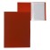 Folder with 40 A4, 500 microns, Calligrata, texture "Sand", Red