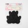 Thermal appliance from the leatherette "All the World", 4.1 × 5.9 cm, the color is black
