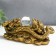 NECKE Bronze "Two toads in the wand of Jui with a ball" 14x6x5 cm 1201418