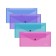 Folder-convert on the button 255 x 130 mm (Travel) Erichkrause "Glossy Vivid", translucent, 180 μm, blue