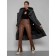 Coat insulated winter female, size 42, dark gray color