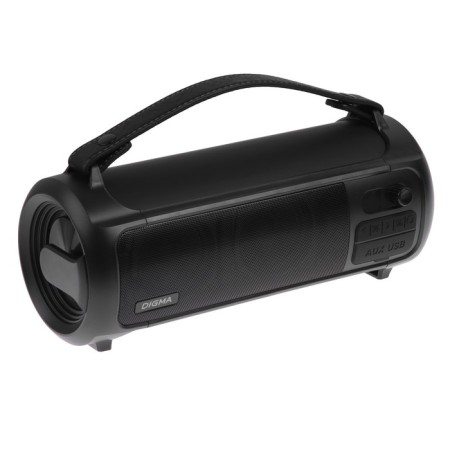 Digma D-PS1523, 25W, BT, Microsd, USB, AUX, FM, 1800 Mach, black-1