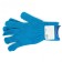 Garden, nylon gloves, knitting class 13, size 10, blue