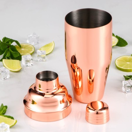 Stainless steel shaker, 700 ml, copper color-1
