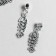 Bale with a suspension metal for creativity "Fish skeleton" silver 3.9 cm