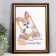 Photo frame plastic 21x30 cm 1230 Brown