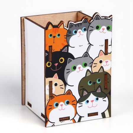Organizer for the Office "Kitty" 6.7 x 6.5 x 10.4 cm-2