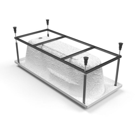 Santana bathtub frame, 160 cm length complete with assembly bag-1