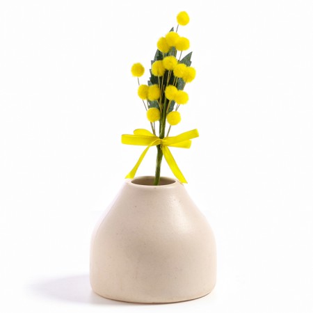 Decorative twig "Mimosa with tape", 20 × 8 × 2.5 cm