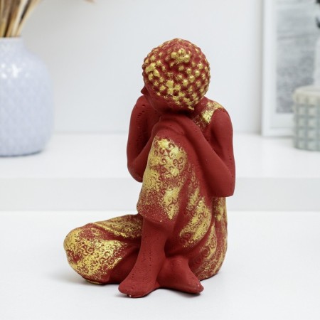 Figure "Buddha thoughtful" Terracotovaya, 19cm-1
