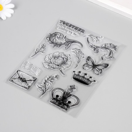 Stamp for creativity Silicon "Letter to you" 14x18x0.3 cm-1