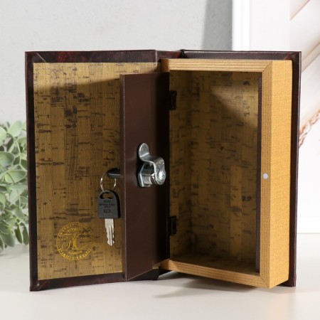 Safe wood book my capital 21*13*5 cm-2
