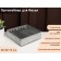 Organsiser for storing linen "Simetro", 7 departments, 32 × 32 × 10 cm, color gray color