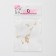 Holder for the pendant CM-936, (set 10 pcs.) 1.2 × 0.5 × 0.1 cm, color gold