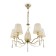 Charya FREYA FR2019PL-05BS MADELINE, 700x700x1640 mm, E14, 5x40W, brass color