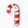 New Year. Ethel Pill "Candy Cane" 28x36 cm, 100 p/e, velor