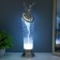 Lava-lamp "Deer" LED from batteries 3haa USB silver 7x6x30cm
