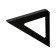 Delta bracket, mod 1, 195x195, 2 pcs, black color