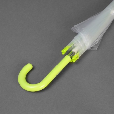 Umbrella - a semiautomatic “neon” cane, 8 knitting needles, r = 47 cm, mixing color/transparent-3