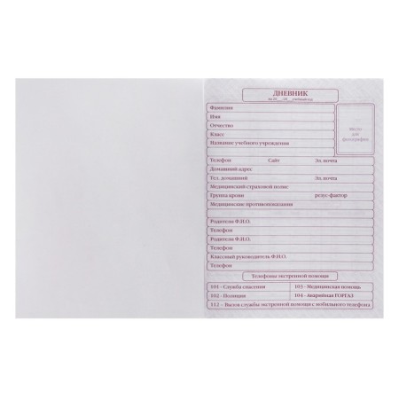 Diary for grade 1-4 Sport Car, integral cover, glossy lamination, reference information, 48 sheets-3