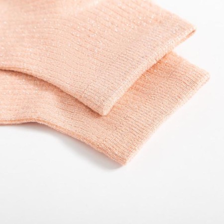 Women's socks minku "shine", color of powder, size 36-37 (23 cm)-1