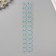 Stick plastic rhinestones "suspensions" blue 35x8 cm