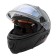 Snowmobile helmet Zox Condor, glass with electric heating, gloss, size XL, black